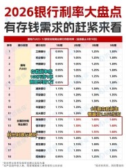 2026 年初国内银行贷款利率一览，含中行、工行等详情