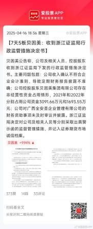 浙江证监局对美都能源及相关人员采取警示函措施，存未及时披露问题