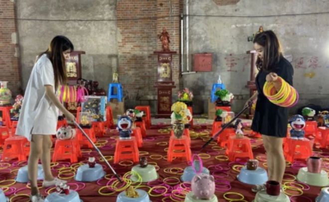 春节商机_广场套圈生意_过年做什么生意赚钱