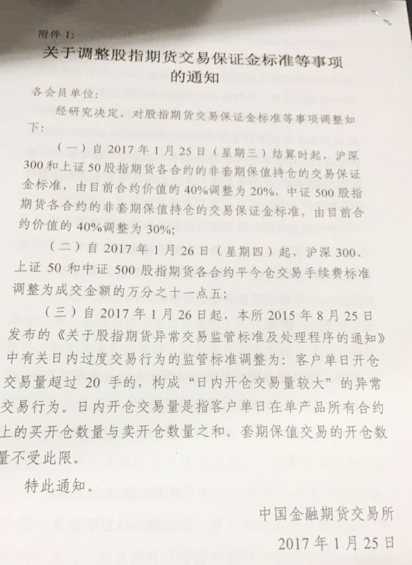 股指期货松绑方案_中国金融期货交易所股指期货保证金调整_沪深300股指期货套期保值