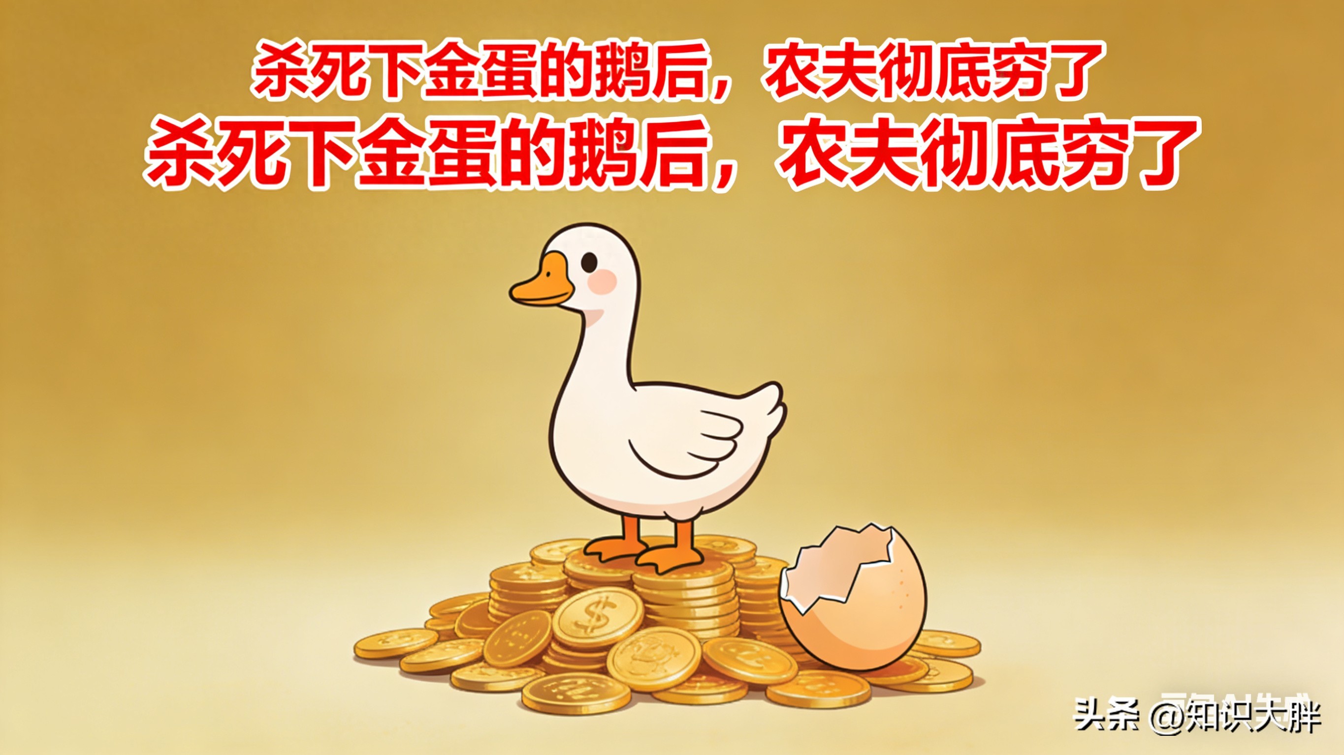养金鹅生金蛋_避免杀鹅取卵的财富错误_金蛋理财和支付宝
