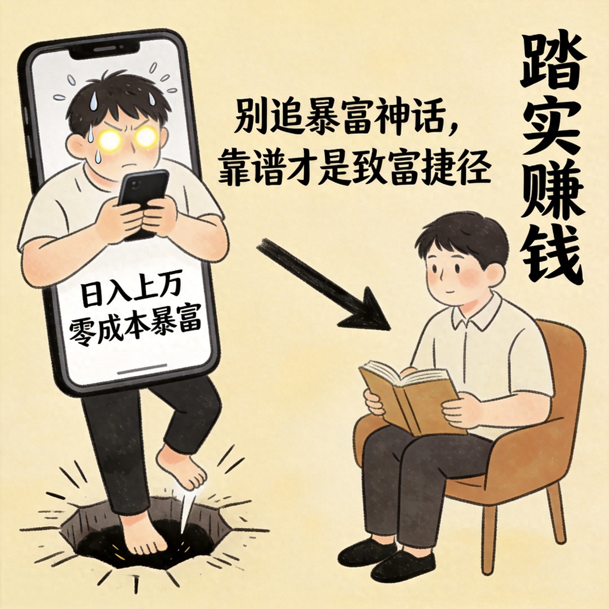 快速赚钱术_用技能提升收入_长期稳定赚钱方法